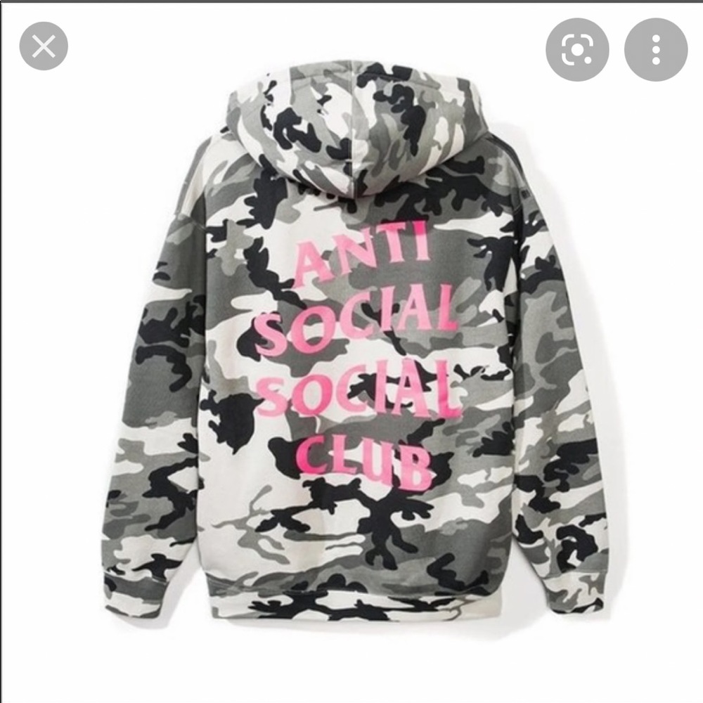 Anti Social Social Club Snow Camo
Hoodie Pink S